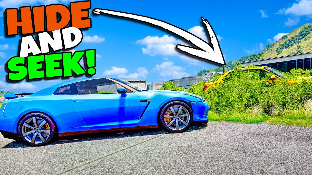 Hide and Seek in RANDOM Cars in BeamNG Drive!