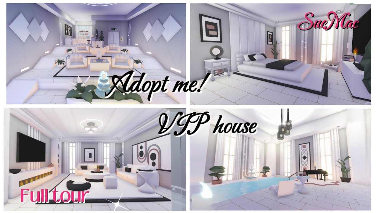 Modern Aesthetic VIP house - House tour - Adopt me!