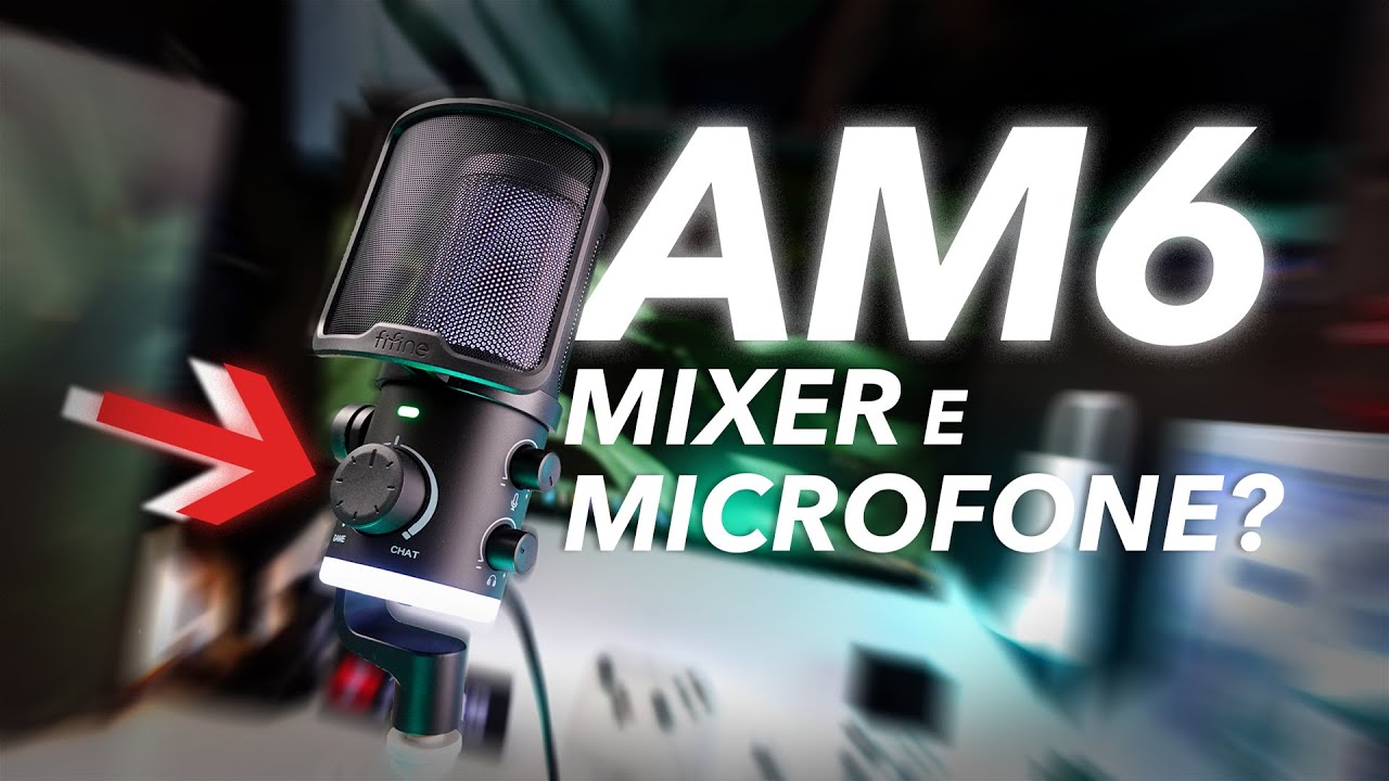 MIXER COM MICROFONE? - Review Fifine AM6