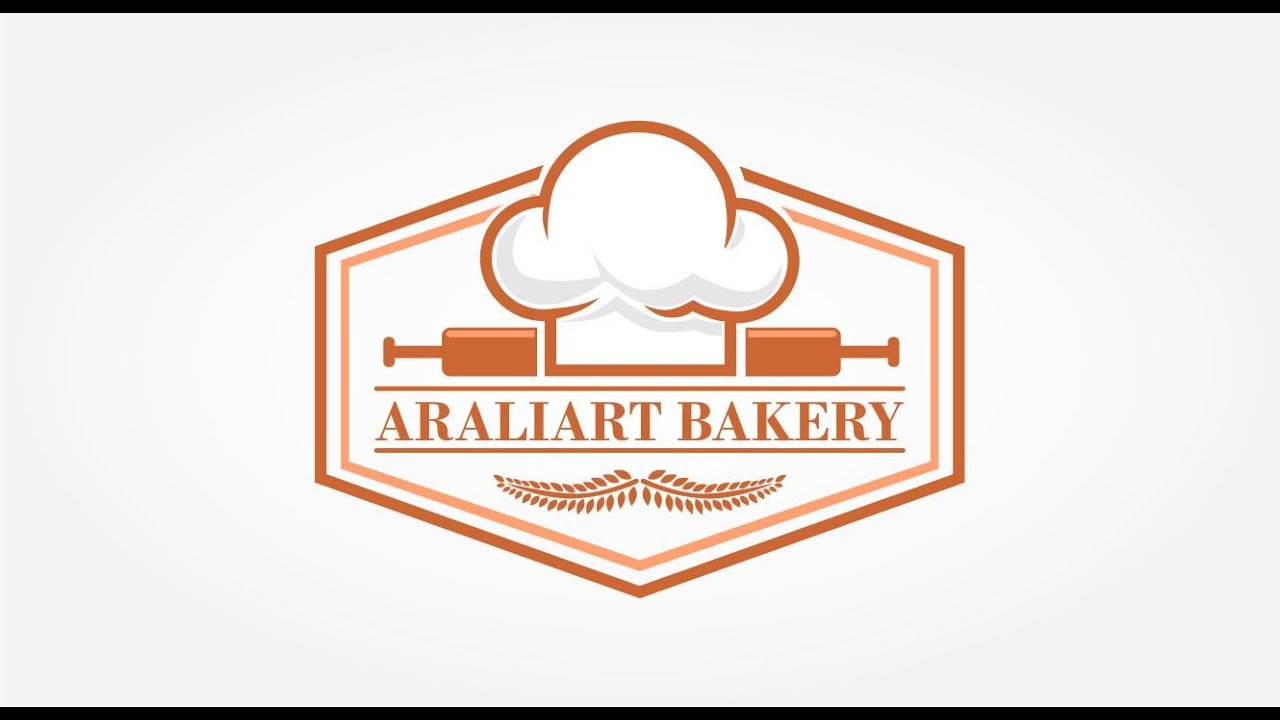 How to Draw Bakery Logo with Monochrome Color in Corel Draw