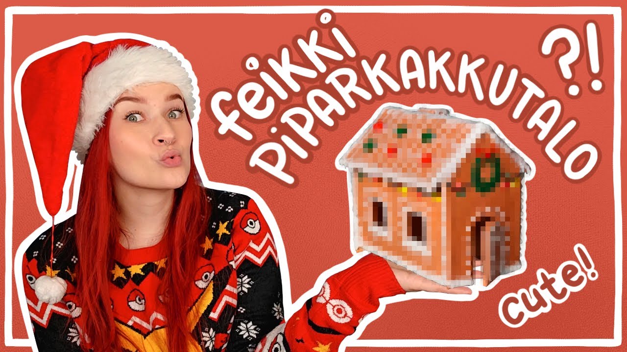Tein piparkakkutalon SAVESTA?! 😱😍 || Sunnuntai-joulukalenteri (Luukku 3)