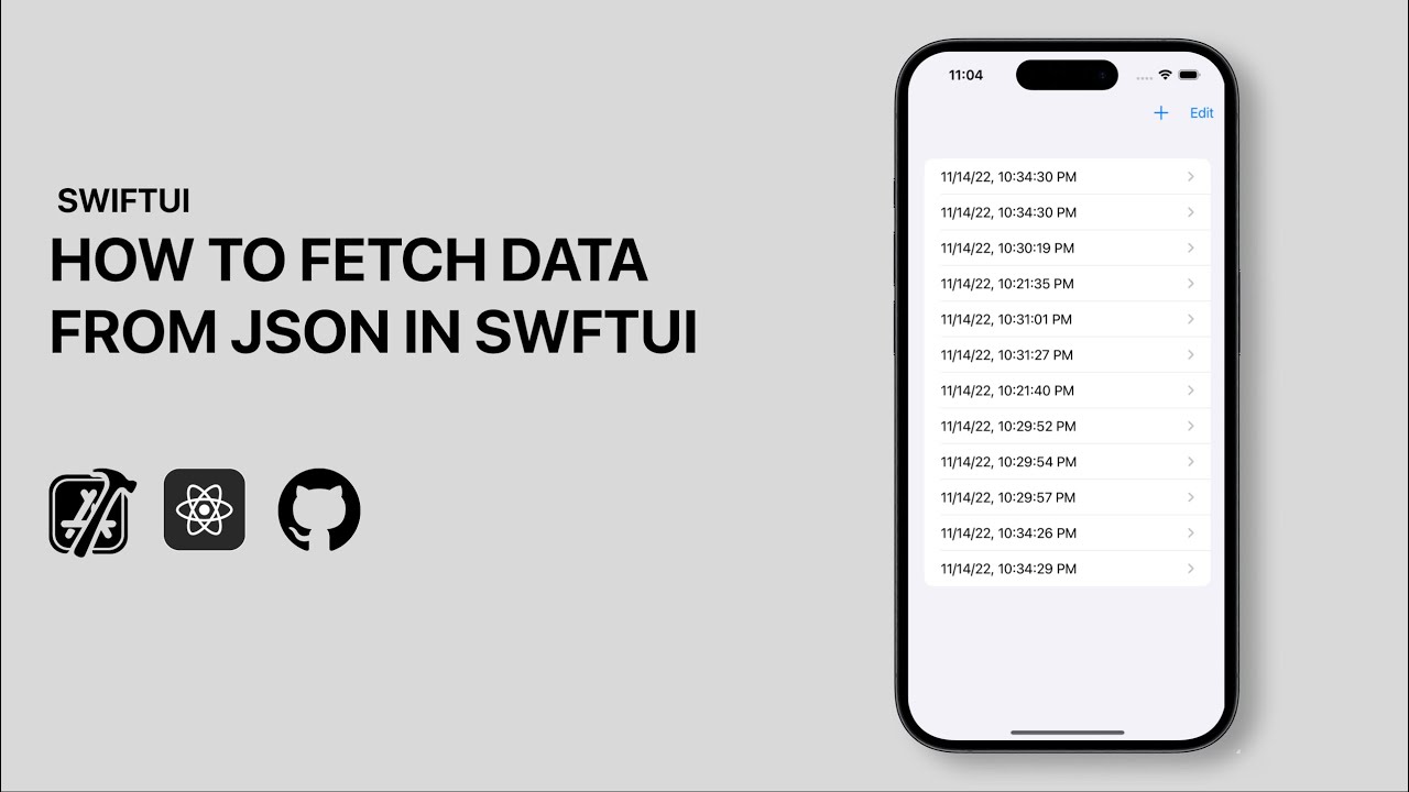 How to Load and Fetch Data from JSON File in SwiftUI | Step-by-Step Guide