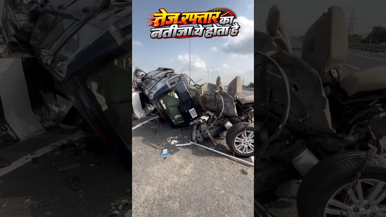 This Is What High Speed Can Do! | Land Rover Discovery Crash | Engine, Chassis & Body Separated! 😱|