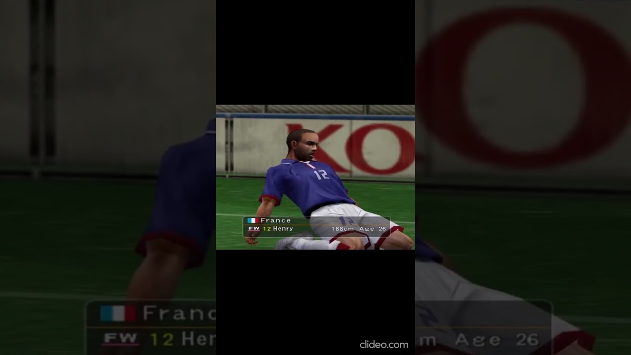 Thierry Henry iconic celebration!!! Winning Eleven 7 International #gameplay #ps2 #winningeleven