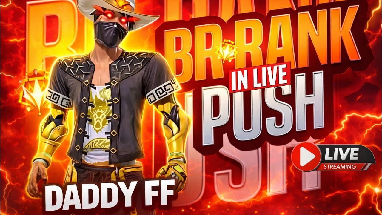 LIVE BR RANK PUSHING 💪 HEROIC TO GRAND MASTER 😈#FREEFIRE#LIVE