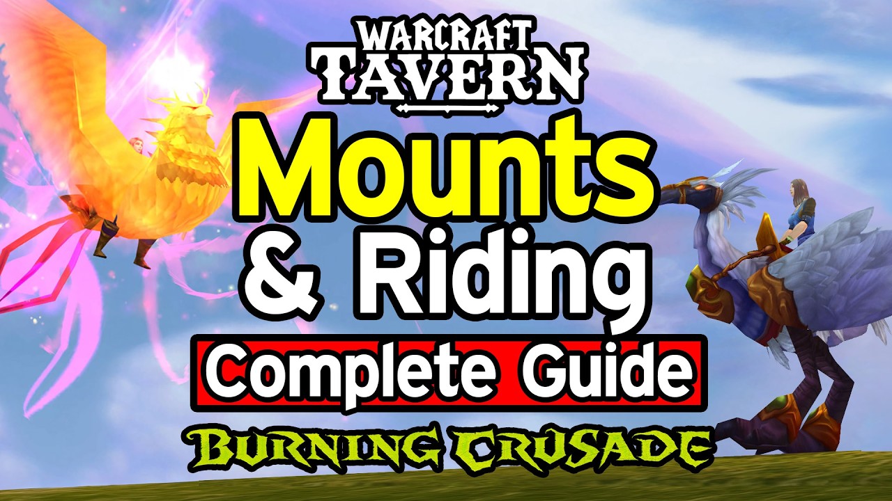 Complete TBC Mounts & Riding Guide (Flying, Costs, Trainers & More)
