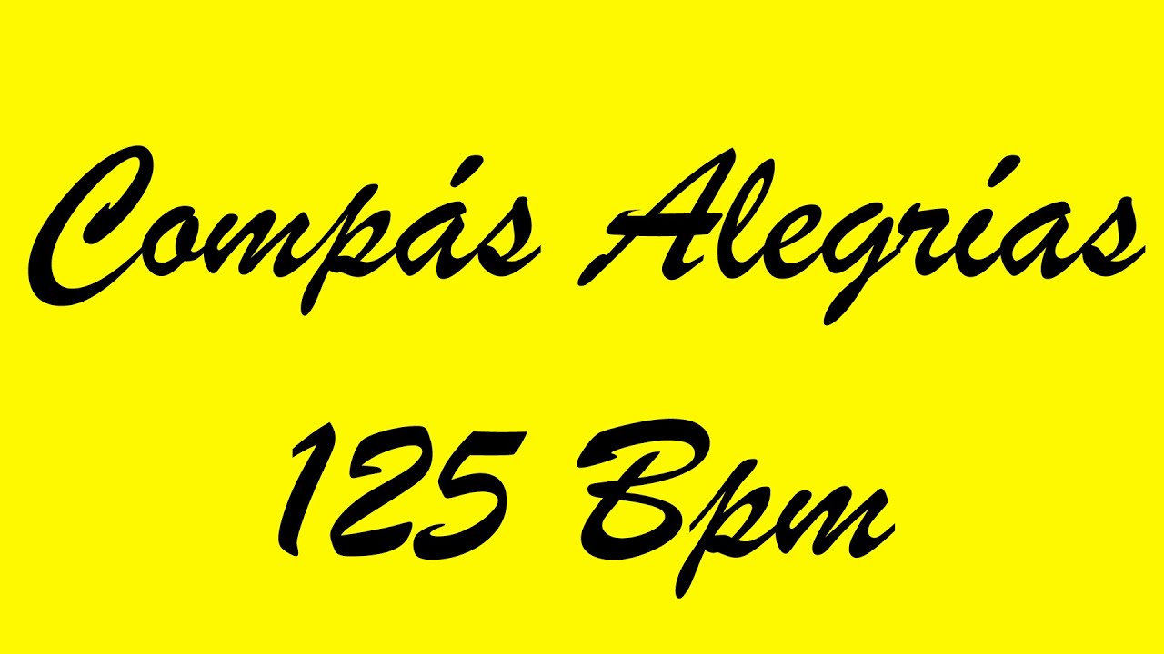 Compás Alegrías 125 Bpm - Bases Flamencas