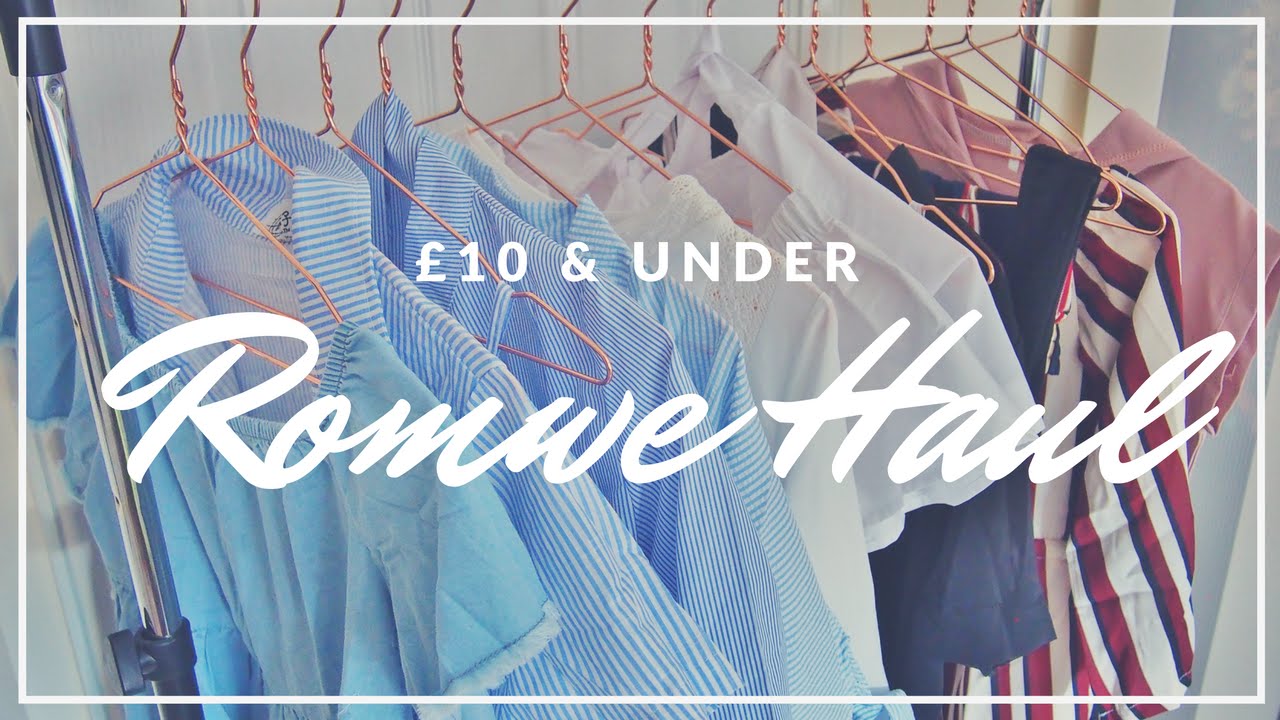£10 & UNDER ROMWE HAUL & TRY ON | AUGUST 2016 - SARAH WORE WHAT