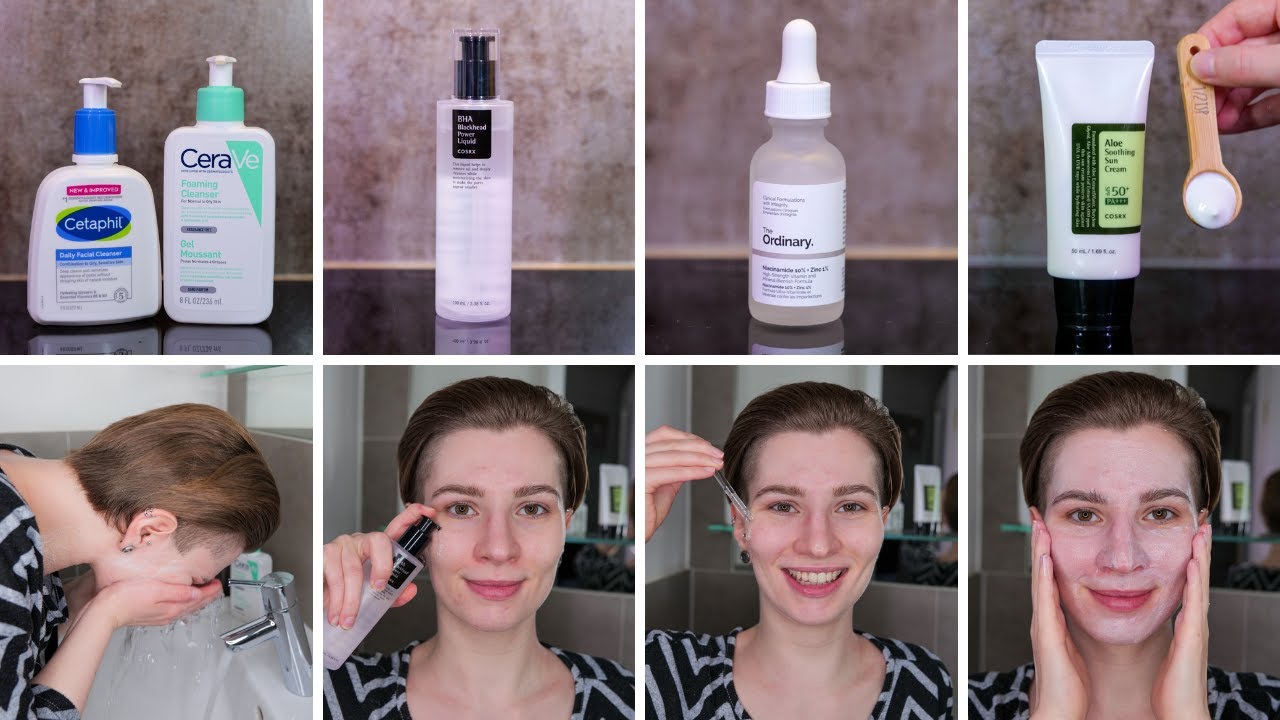 How to use COSRX BHA Blackhead Power Liquid and The Ordinary Niacinamide 10% + Zinc 1%
