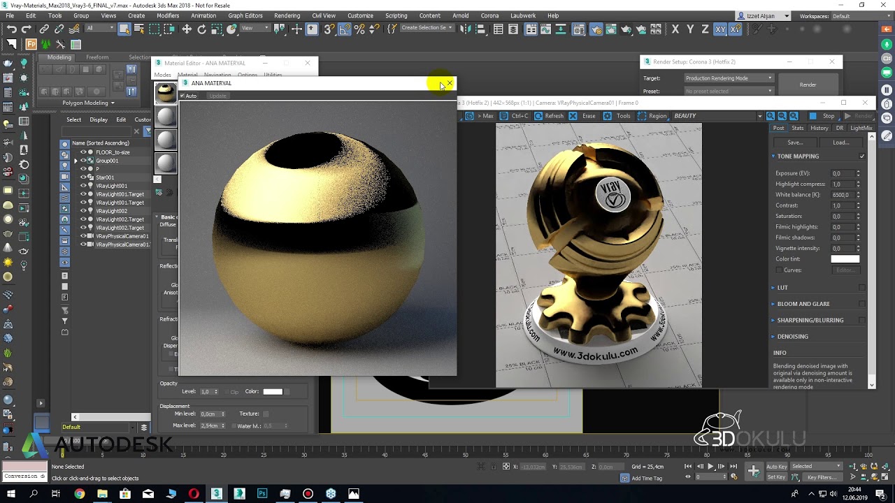 3ds Max ile Corona Render Giriş Eğitimi Webinarı