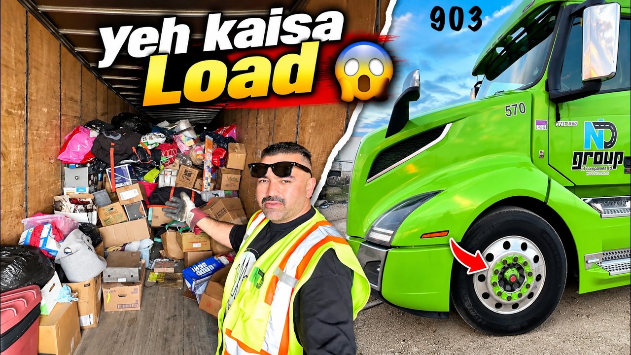Ab kaise Unload hoga yeh smaan 😳 | Ajeebo Gareeb Truck Load in Canada 🇨🇦 | 903