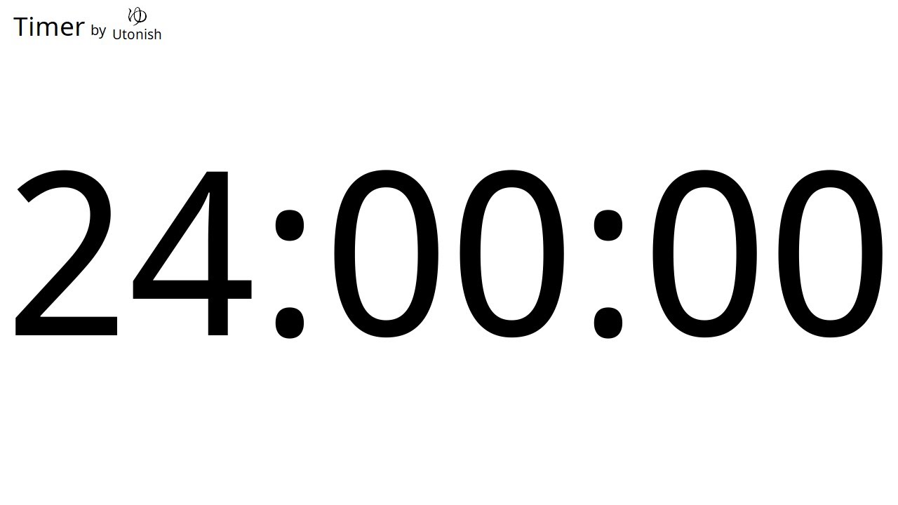 24 Hour Countup Timer