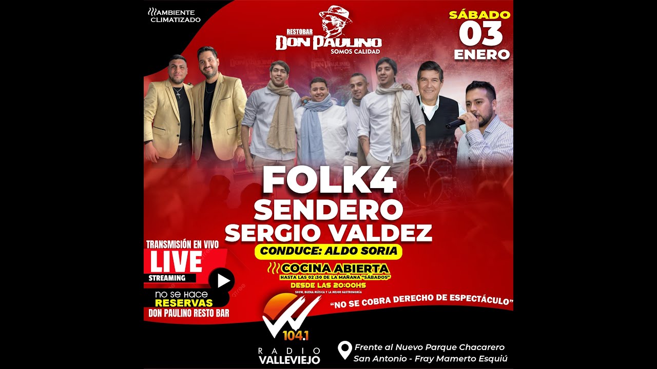 GRAN NOCHE EN DON PAULINO !! 03/01/2026