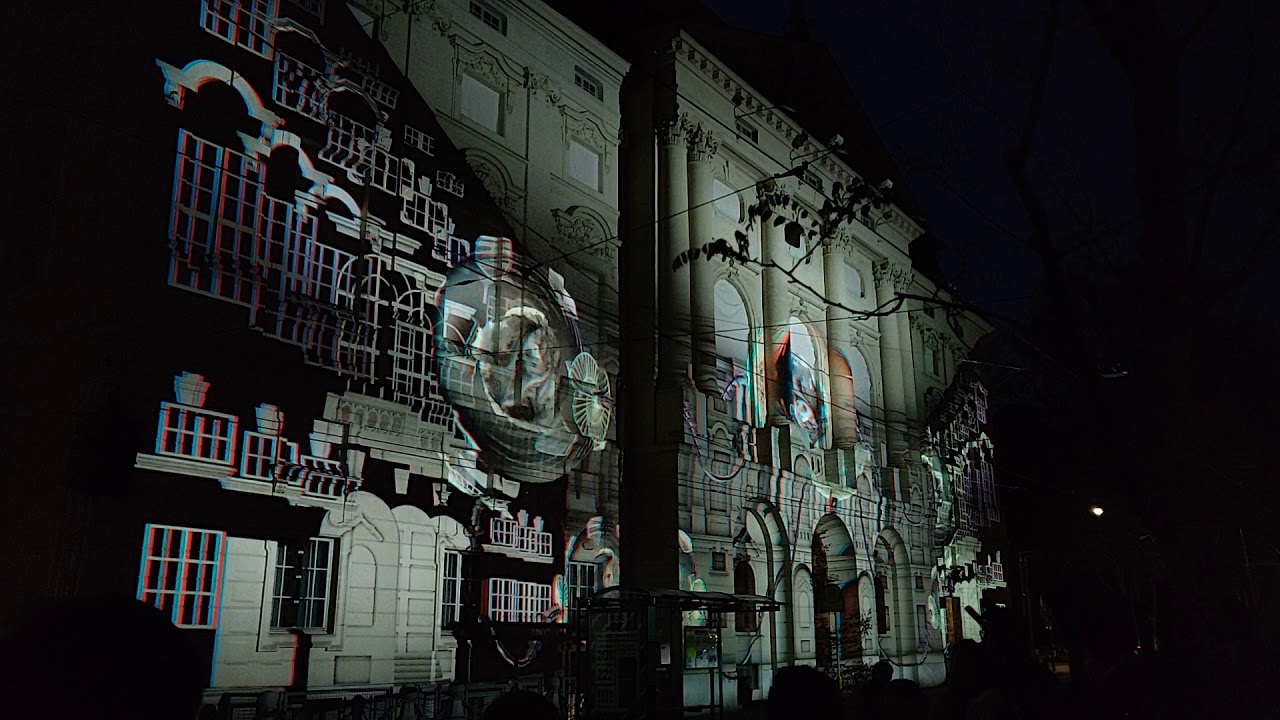 KLANGLICHT 2019 - Opernhaus Projektion - Diplopia von Onionlab