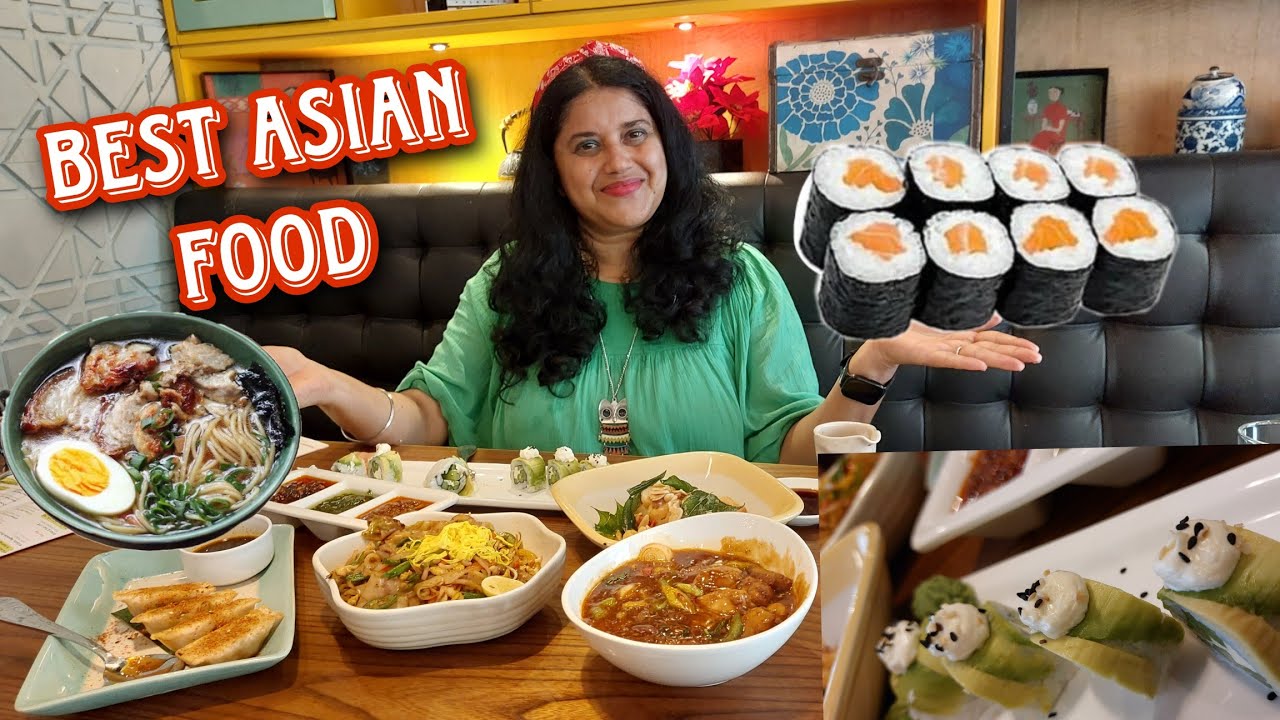 Best Asian Food in Mumbai | Authentic Sushi, Dumplings |Japanese |All Day Asian Cafe | Chin Chin Chu