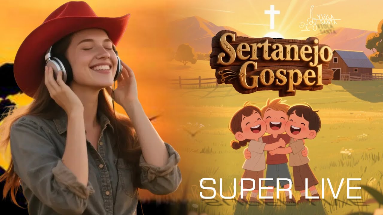 LIVE 24H — Louvores Sertanejo Gospel 🙏