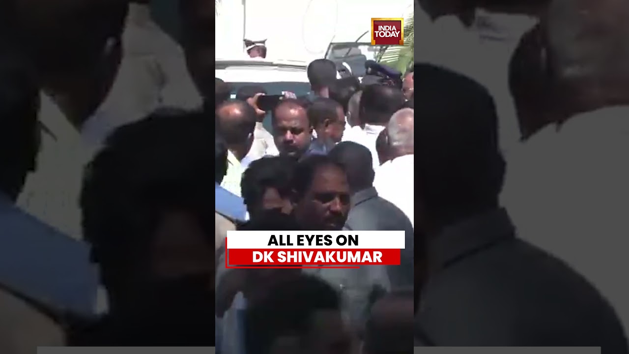 WATCH: DK Shivakumar Departs From Bengaluru Residence as Karnataka Politics Heats Up