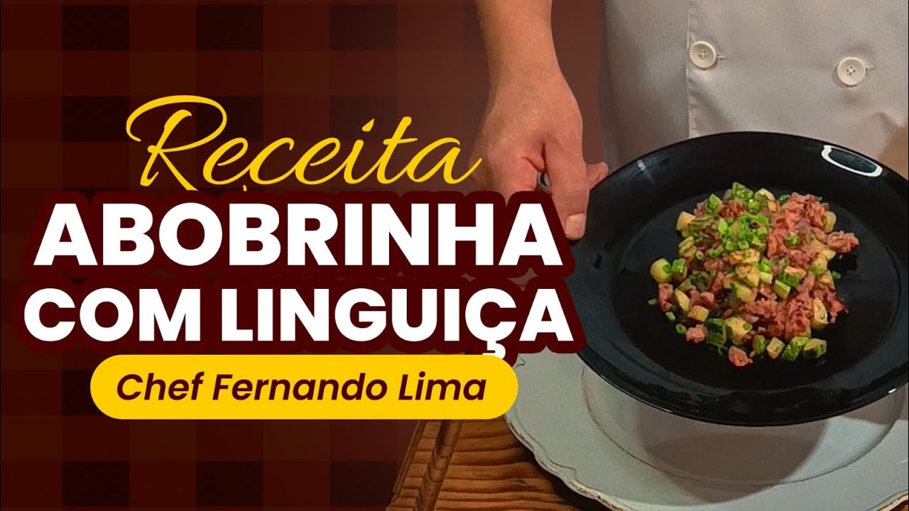 ABOBRINHA COM LINGUIÇA SIMPLES, FÁCIL E GOSTOSO ✅