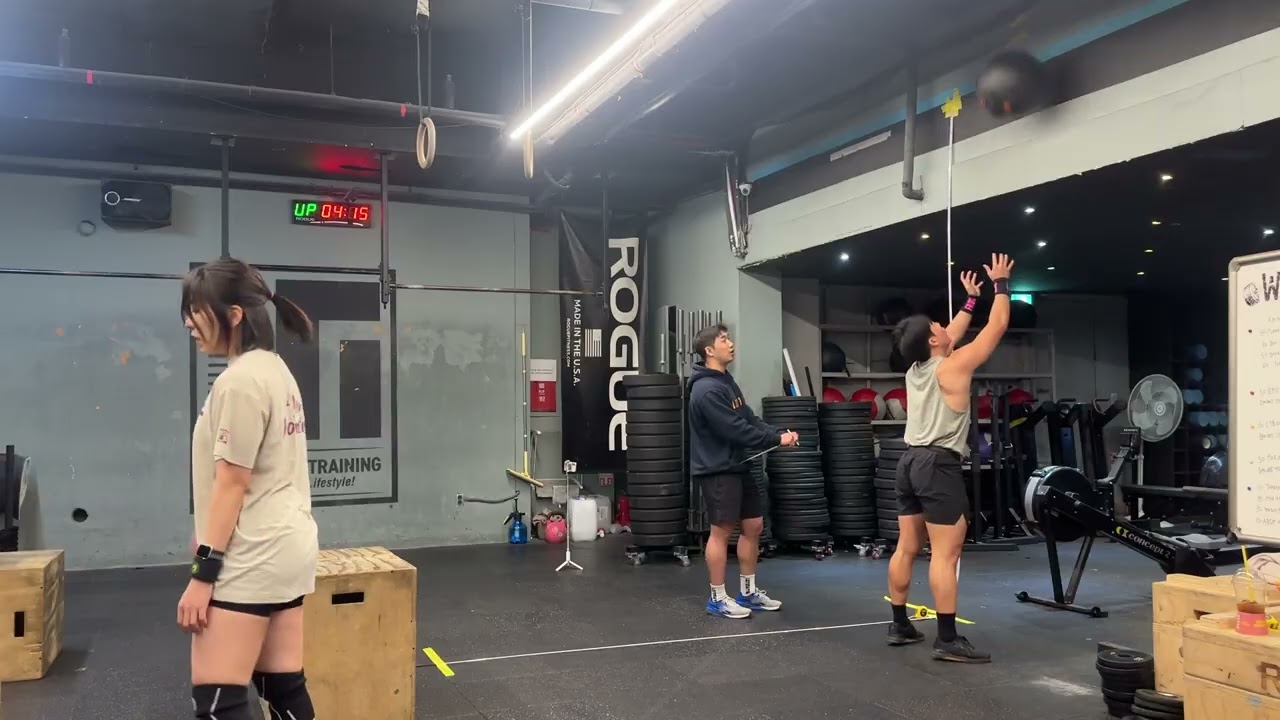 crossfit open 26.1 Rxd 장영훈 (206 reps)
