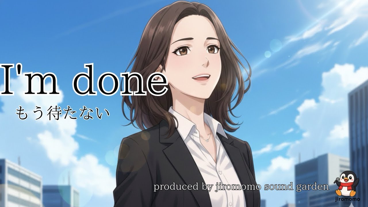 「もう待たない」決意の朝に。【I'm done】Suno AI / オリジナル曲