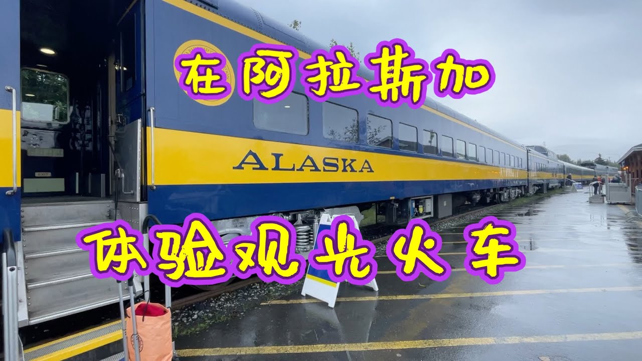旅居阿拉斯加Living in Alaska 31: 体验阿拉斯加观光火车Alaska Railway！宽敞舒适、美景不断！