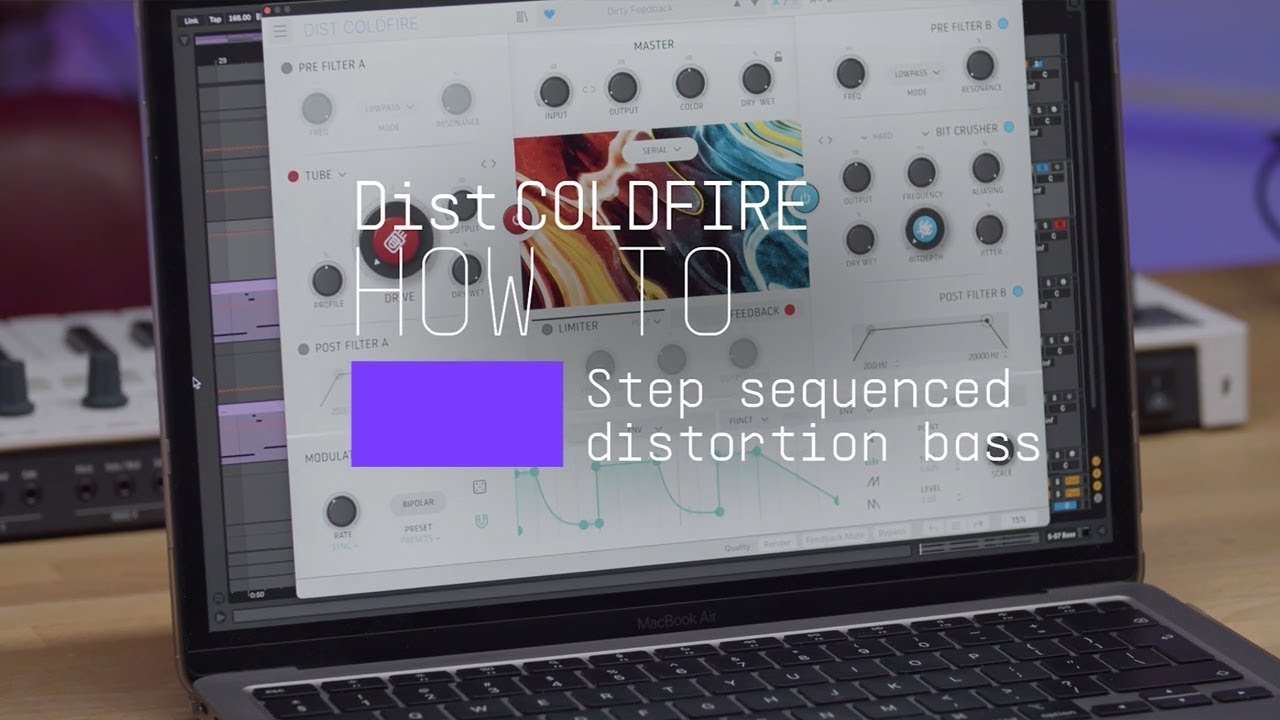 How To Create Step-sequenced Distortion Bass | Dist COLDFIRE