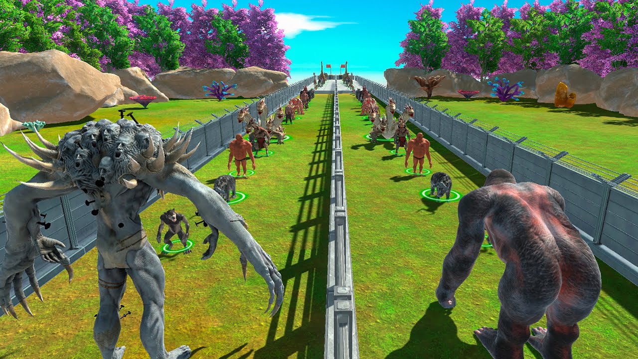 🔥SCOURGE vs GORO - Who is Faster and Stronger? - Animal Revolt Battle Simulator