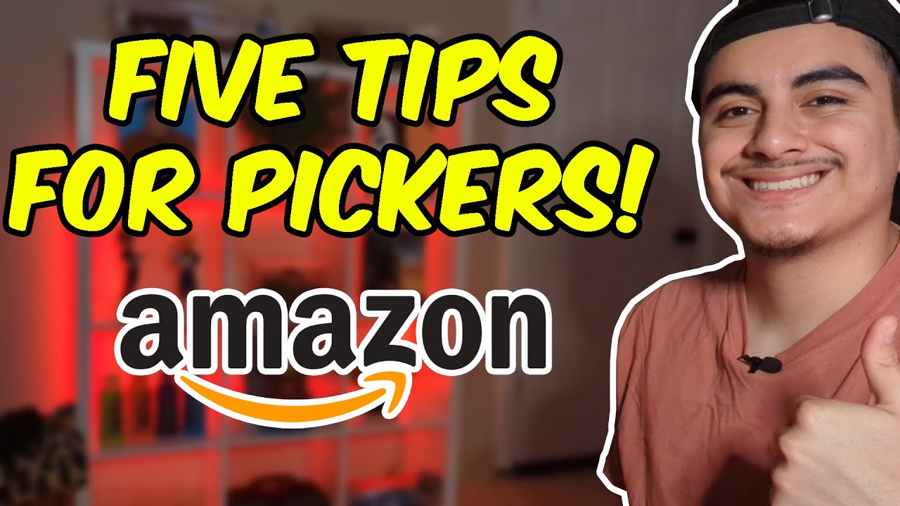 FIVE TIPS to improve your rate as a PICKER at AMAZON!