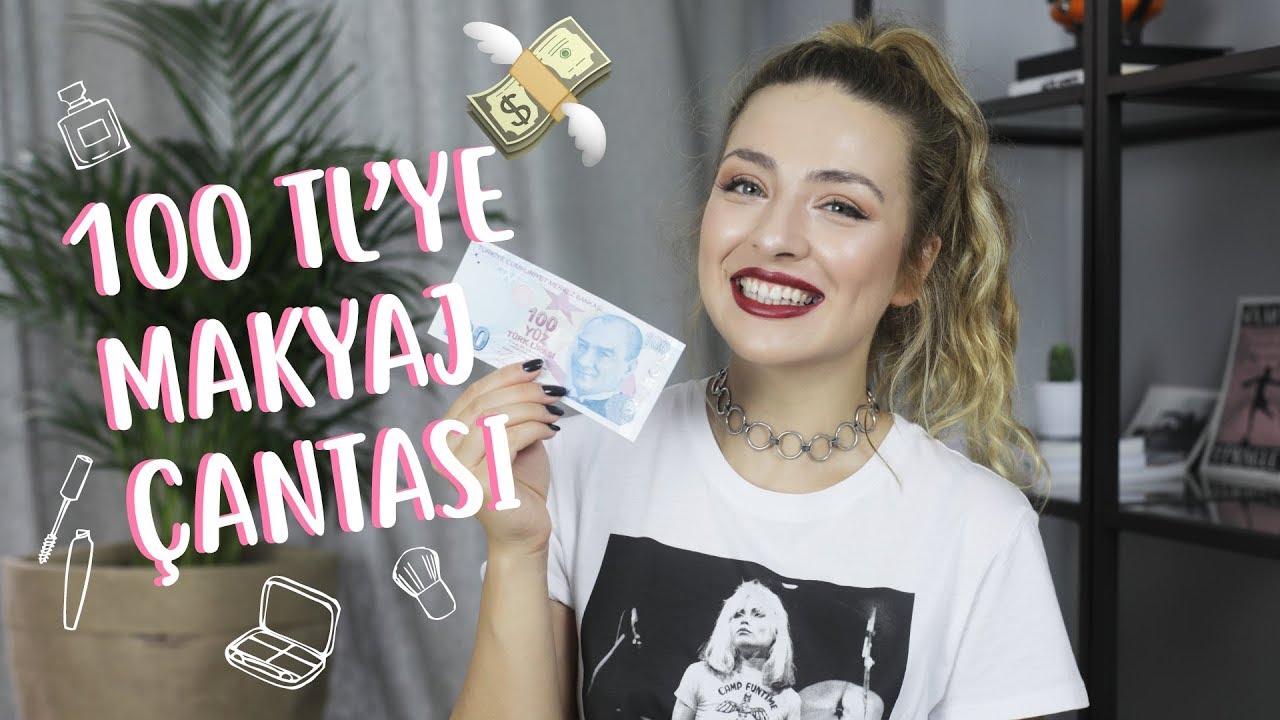 Hem Ucuz Hem Kaliteli &Uuml;r&uuml;nler | 100 TL'ye Makyaj &Ccedil;antası Hazırladım! 👜💸