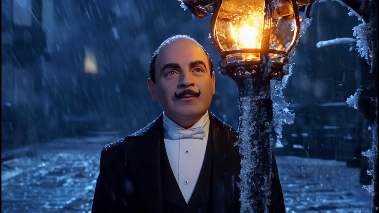 The Street Lamp Illuminator | Hercule Poirot Solves a Gaslight Winter Crime