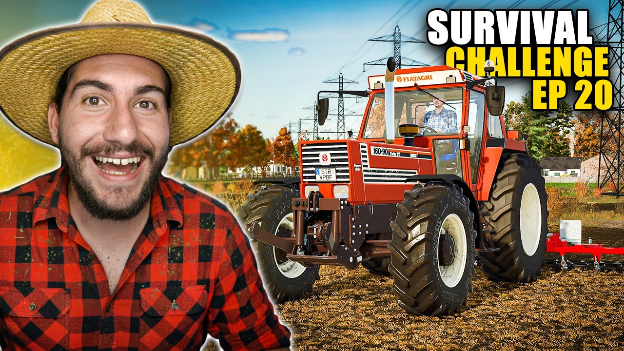 Το νέο μου τούμπανο τρακτέρ! - Survival Challenge Episode 20