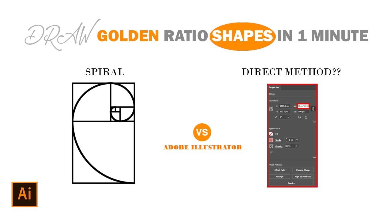 One-Minute Logo Design: Golden Ratio Magic