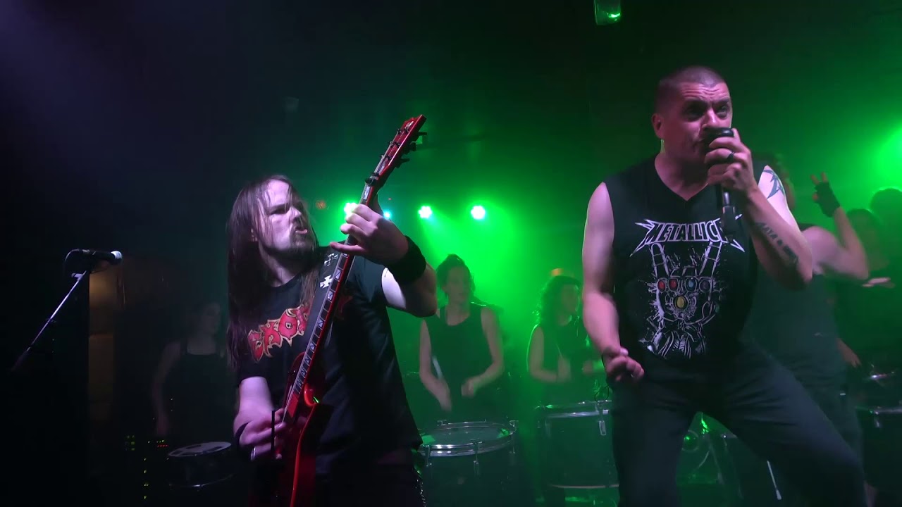 Nocturne Wulf - Barbarian (feat. Harbingers Drum Crew) @ Cathouse Glasgow Scotland 14/9/2019