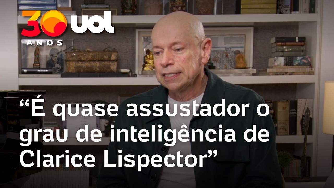 Escritor Leandro Karnal elogia intelig&ecirc;ncia de Clarice Lispector: &lsquo;Quase assustador&rsquo;