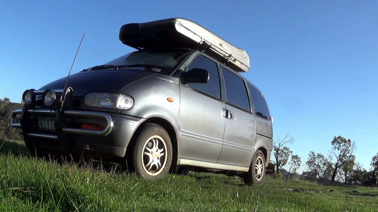 Serena and me. My (almost) recycled Nissan Serena camper van