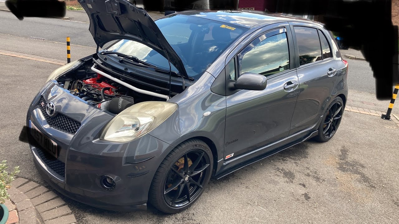 Toyota Yaris 1.8 SR (TS) 2007 Tein Flex Z Install (REAR) Part One