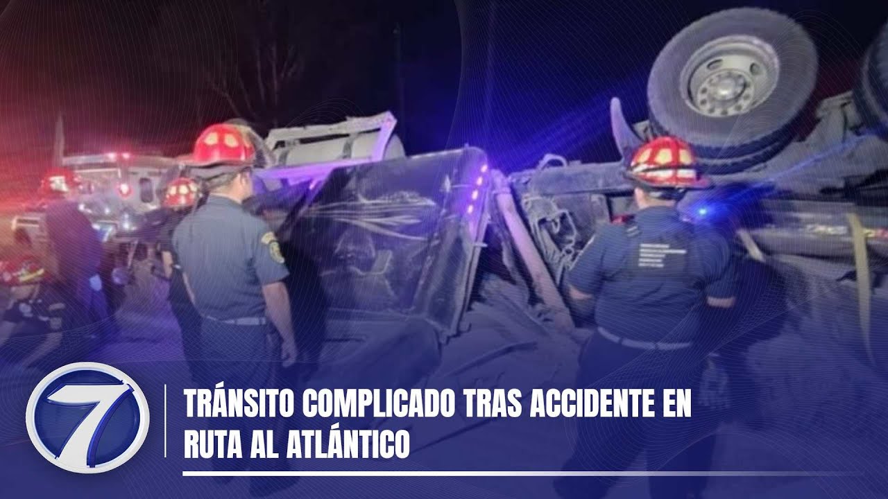 Tránsito complicado tras accidente en ruta al Atlántico