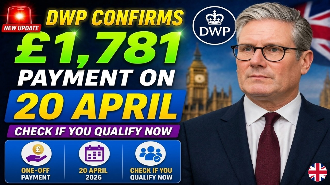 💰 DWP Just CONFIRMED &pound;1,781 Payment &ndash; Are YOU Getting It? (April 20)