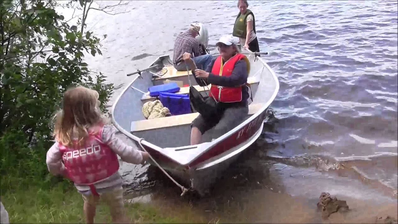 Adirondack Camping: Boating To Fish Creek vlog 8-23-15