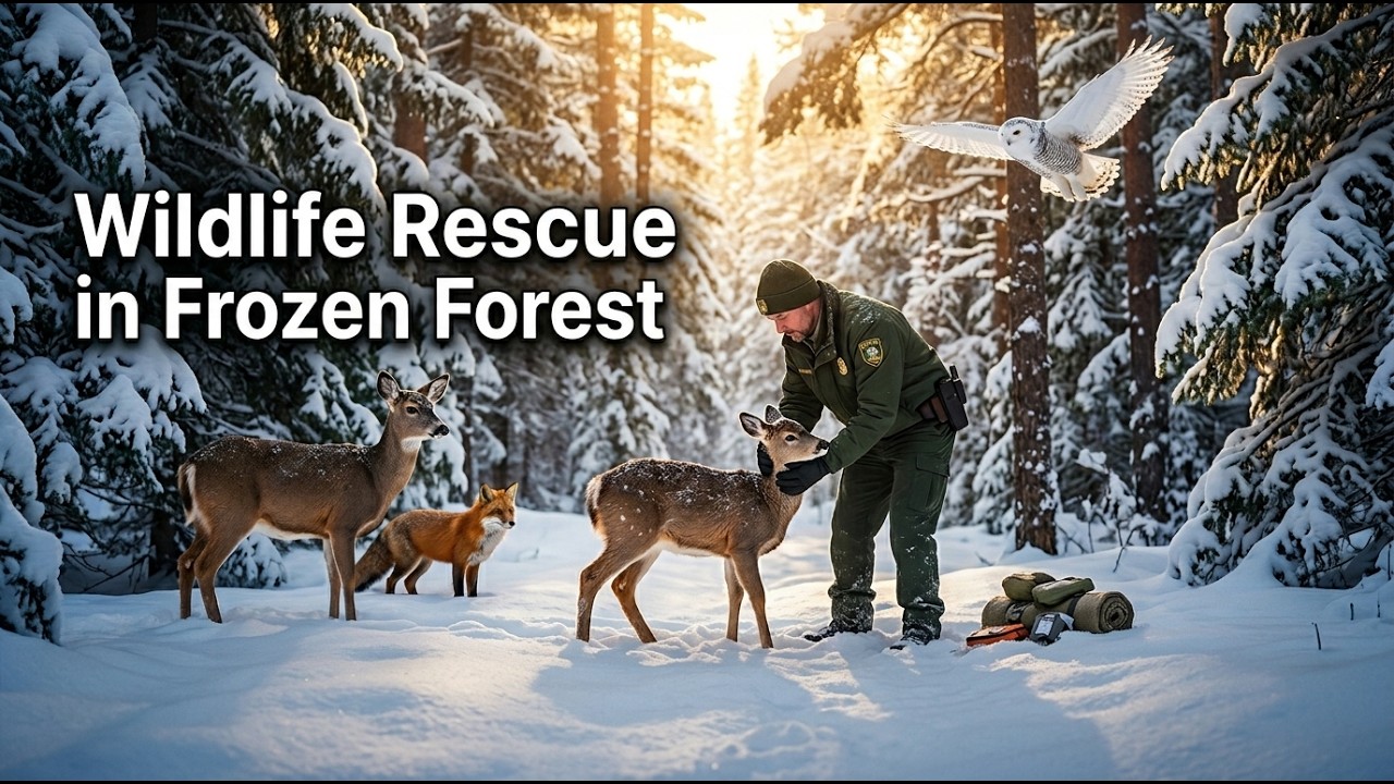 Snowstorm in the Wild: Rangers Rescue Animals in the Frozen Mountains