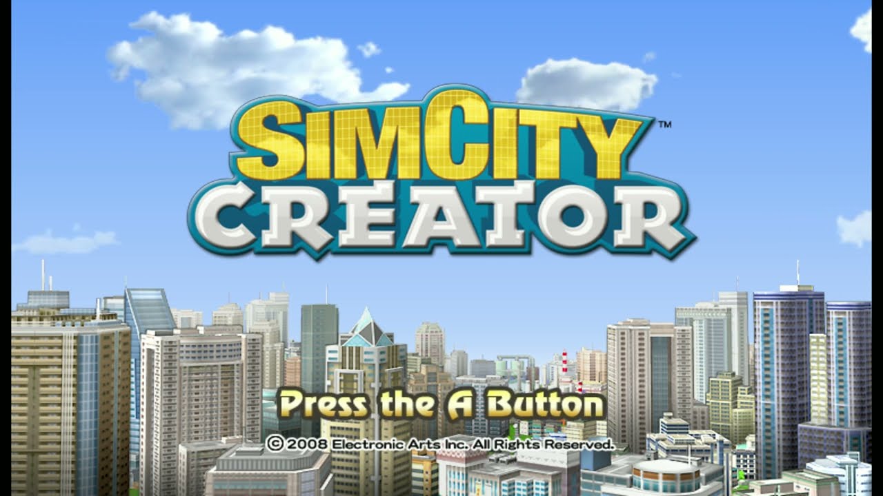 SimCity Creator (Wii) - Gameplay [4K 60FPS]