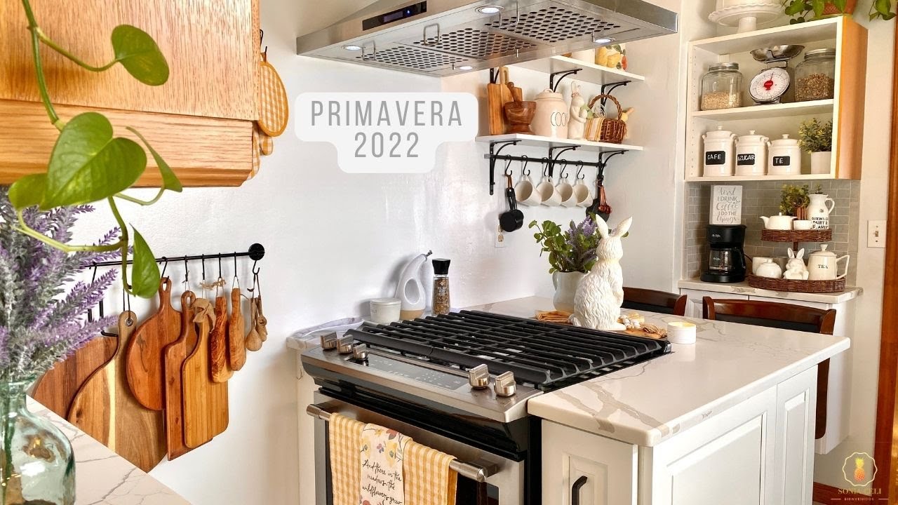 NUEVA decoración  de COCINA  EASTER 2022🌷IDEAS sencillas PRIMAVERA 2022🌷SPRING DECOR🌷#SONIACELI