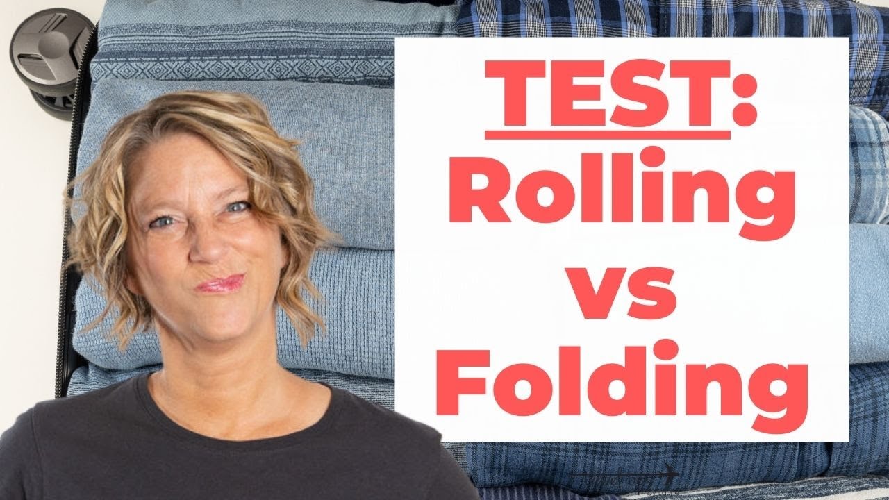Test Rolling Method versus Folding (Tips to Help You Pack in a Carry-On Suitcase)