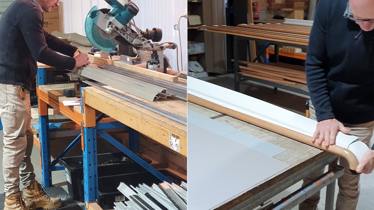 CS Acrovyn® Handrails - Custom Manufacture by ABS West. See the making of  hospital handrails.