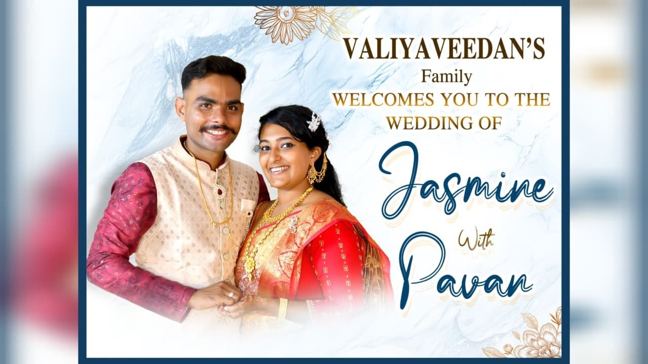 🔴 Live || VALIYAVEEDAN'S HOLY MATRIMONY - Jasmine Weds Pavan || KOVVUR || 17-01-2026