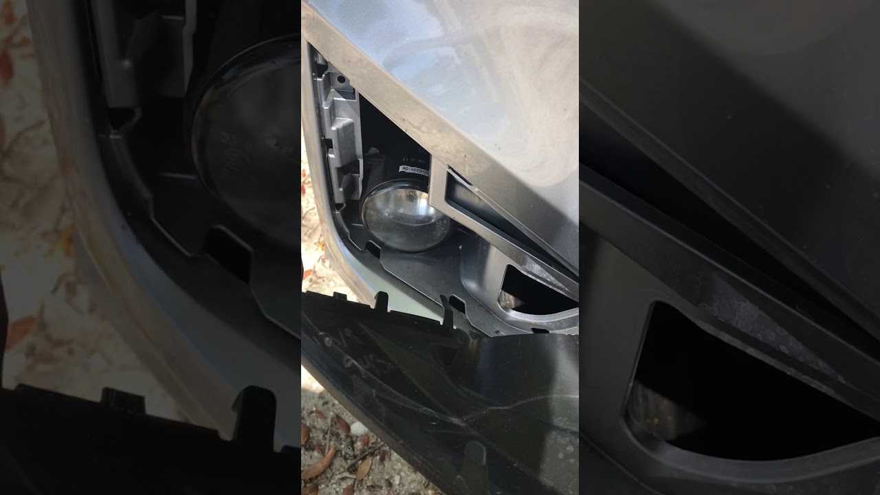 2017-18 Subaru Impreza fog light trim removal.