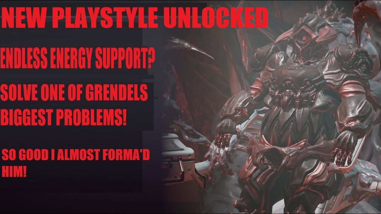 ENDLESS DEVOUREMENT Helminth Grendel 0 Forma Build l Warframe Heart Of Deimos