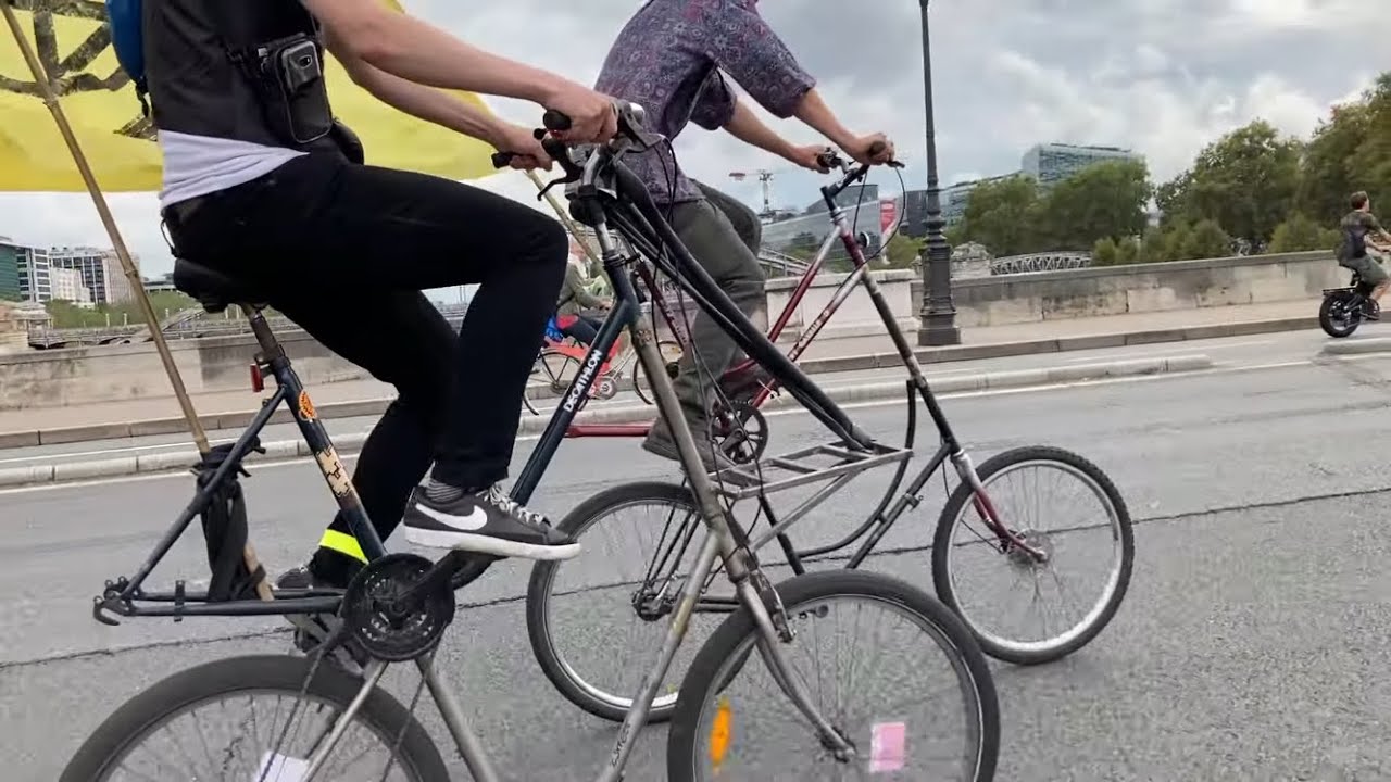 Manifestation cycliste 