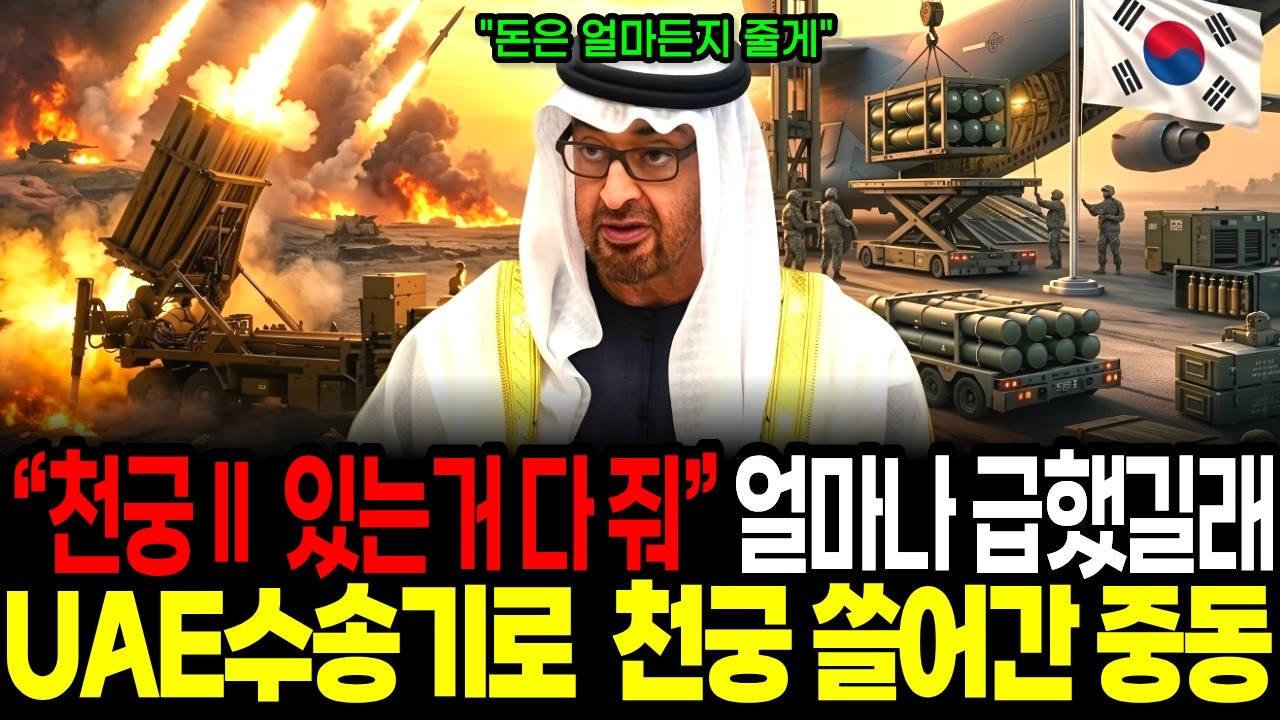 “천궁-Ⅱ있는거 다 줘” 얼마나 급했길래  대구까지 두번에 걸쳐서 수송기보낸  UAE