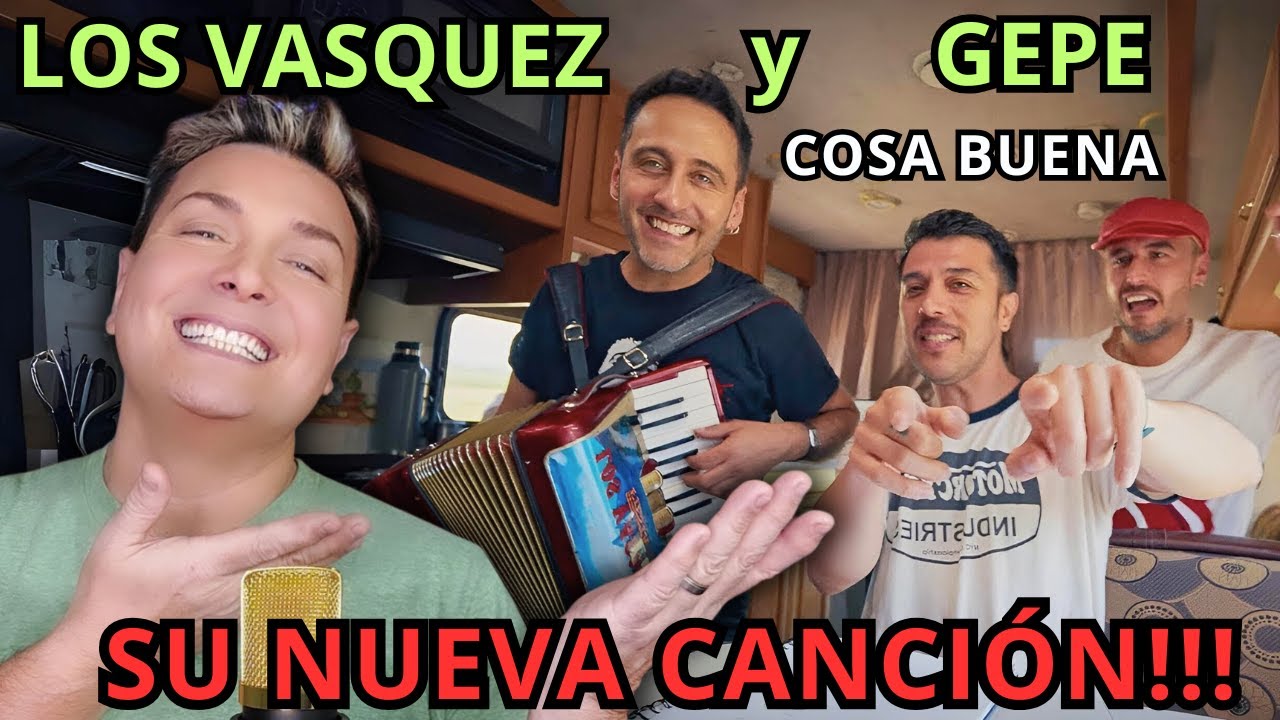 No creerás cómo LOS VASQUEZ cantan su nueva canción junto a GEPE!!!!